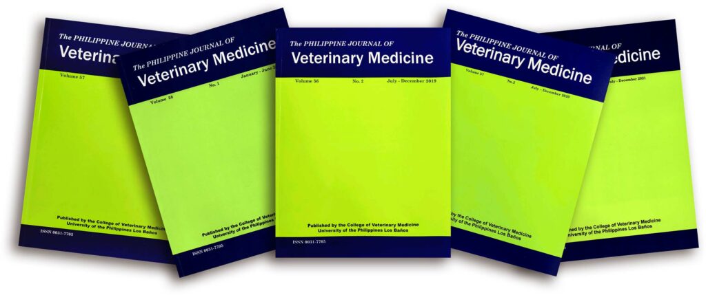 Philippine Journal of Veterinary Medicine – College of Veterinary Medicine